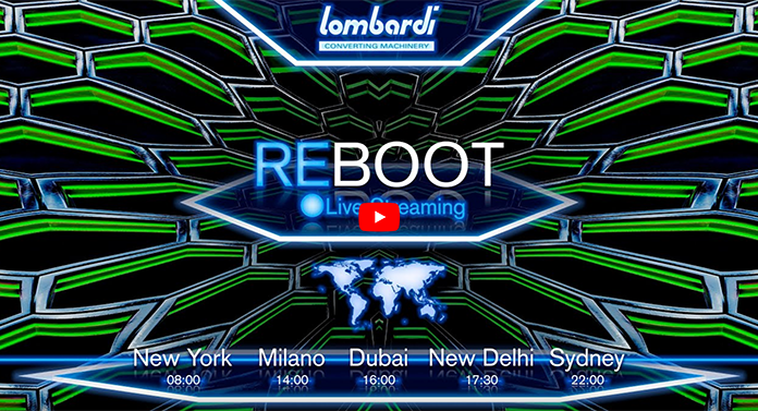 Reboot, the weekly live event by Lombardi Converting Machinery’s