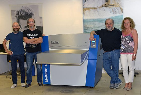 Fotolito s.a.s. ha scelto il nuovo Ctp flexo Lüscher MDX 320 IR Flex