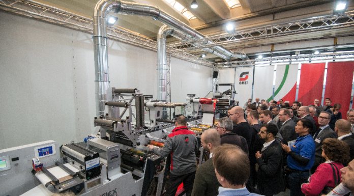 OMET inaugurates the new “OMET Drome” with two days dedicated to the latest novelties for hybrid label printing