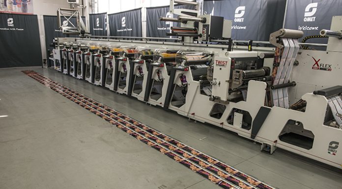 OMET X6.0: print in perfect register in less than 10 meters