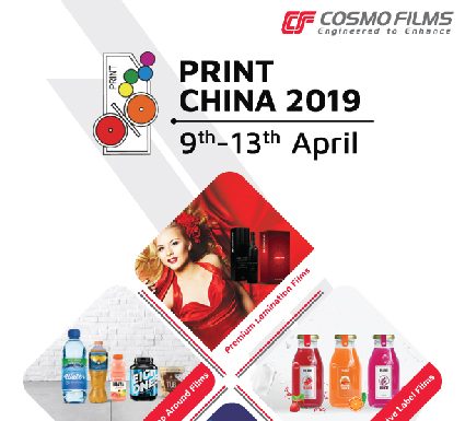 Cosmo Films to showcase speciality printing substrates at Print China’19