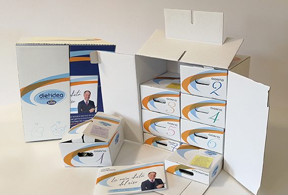 A diet ready in your drawer: here is the innovative packaging created by Smurfit Kappa Italia for Dietidea