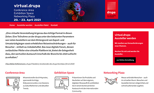 Registration opens for virtual.drupa 2021