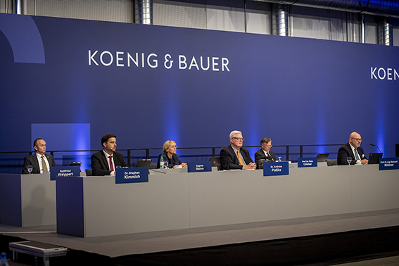 Assemblea generale annuale di Koenig & Bauer AG: risultati positivi