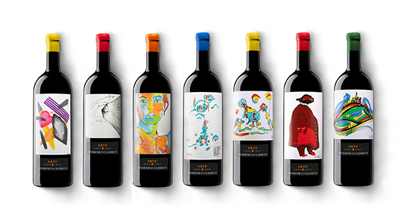 Dieci diverse etichette artistiche per celebrare l’essenza del vino Arte Langhe Rosso DOC di Domenico Clerico