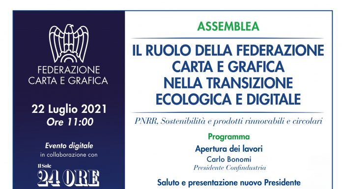 Assemblea pubblica: “Il ruolo della Federazione Carta Grafica nella transizione ecologica e digitale”