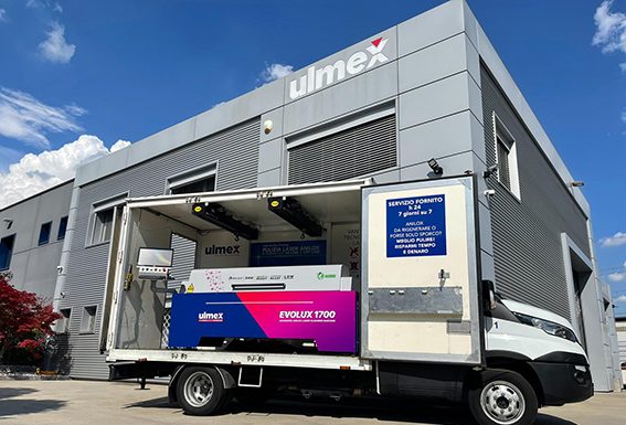 Al via il primo roadshow Ulmex con l’innovativo concept Evolux per la pulizia laser degli anilox