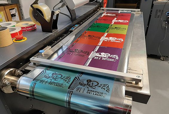 Thanks to HP Indigo technology, ARO re-designs and personalizes the labels by Il Birrificio dei Laghi