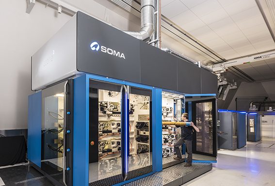 Masterpack investe nella nuova macchina SOMA Optima2 e nel sistema automatico montaggio lastre S-Mount