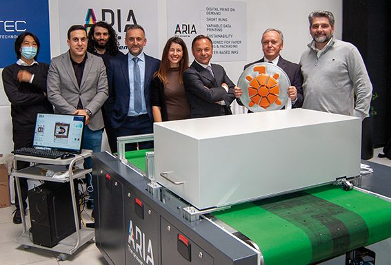 Aria: la nuova stampante digitale per la sovrastampa di shopper e packaging