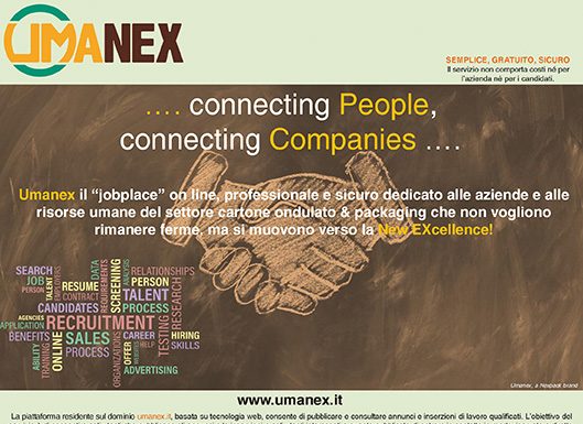 Umanex: primo portale gratuito per la ricerca di risorse umane nel settore cartone ondulato