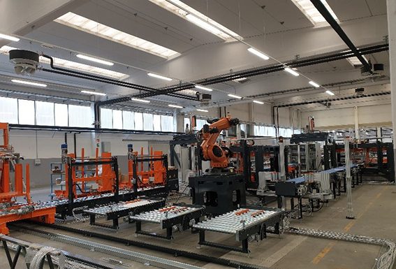 Zancaner, an open house dedicated to the automatic line for reels packaging