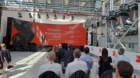 Inaugurato il nuovo stabilimento DS Smith di Castelfranco Emilia (Modena)
