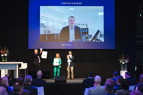 Koenig & Bauer honors innovative contributions to sustainable printing with the Green Dot Award