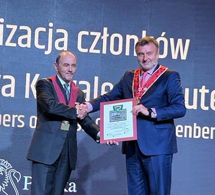 Sante Conselvan nominato Cavaliere di Gutenberg