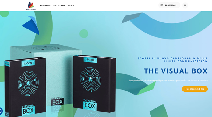Polyedra lancia il nuovo sito dedicato alla visual communication Polyedra Sito Visual Communication_Home page