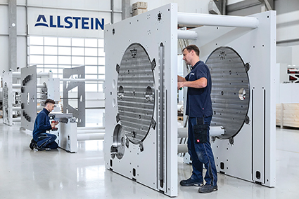 Simonazzi con Allstein entra nel settore delle macchine da stampa flexo Allstein montaggio Simonazzi