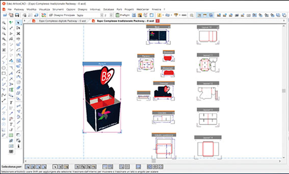 9 B+B Disegno Espositore