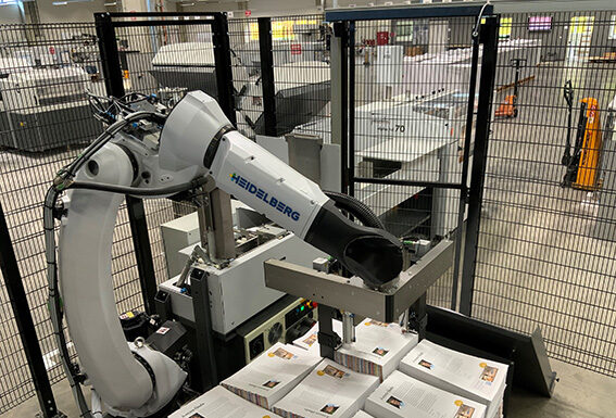 Heidelberg punta sull’automazione nei processi dopo-stampa Heidelberg automazione robot