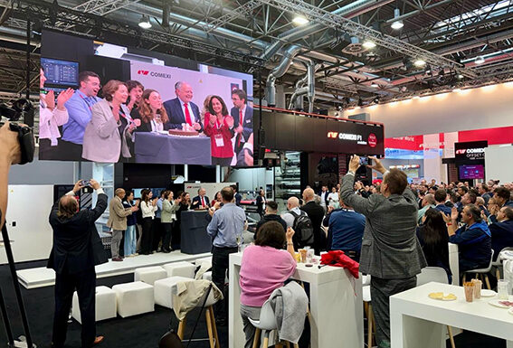 Comexi ha festeggiato a drupa i 70 anni di attività Comexi _70 years anniversary