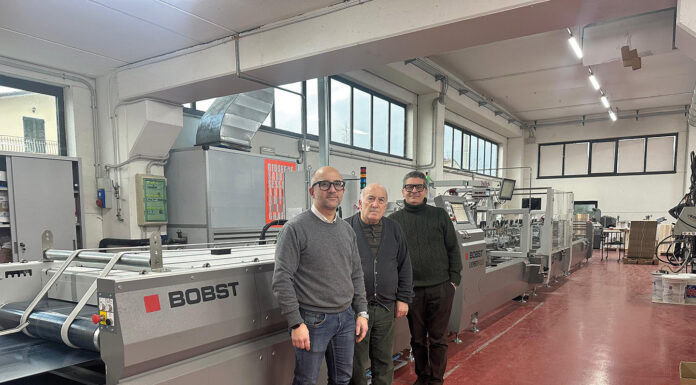 Grafiche Sabbioni enters the Industry 5.0 era with BOBST Grafiche Sabbioni famiglia Sabbioni_2