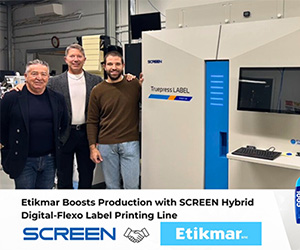 Etikmar potenzia la produzione con la nuova linea di stampa ibrida digitale-flexo di SCREEN