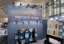 Canon announces the corrPRESS iB17, a new digital press for industrial-scale corrugated packaging printing Canon corr