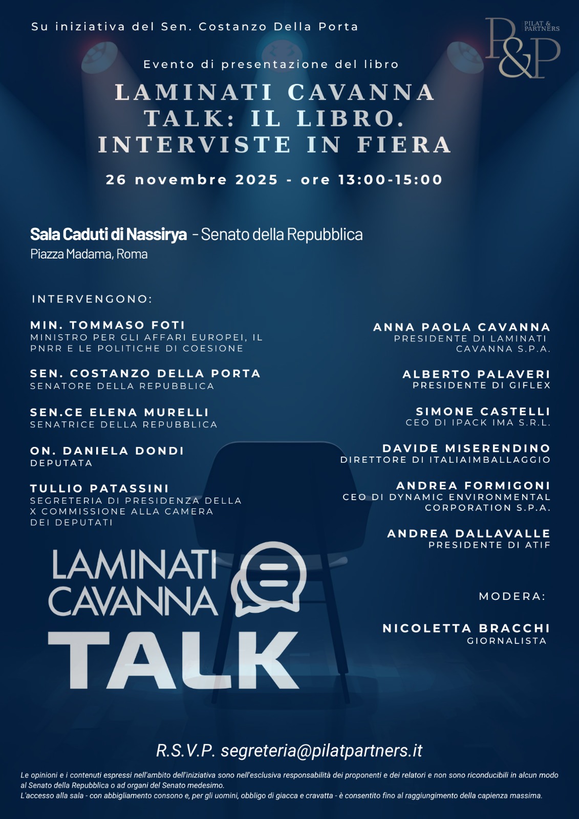 Locandina Laminati Cavanna Talk