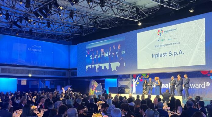 IRPLAST premiata come azienda dell’anno per finanza integrata ESG Irplast