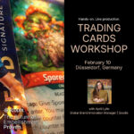 Scodix trading card experience with a dedicated workshop scodix workshop