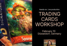 Scodix trading card experience with a dedicated workshop scodix workshop