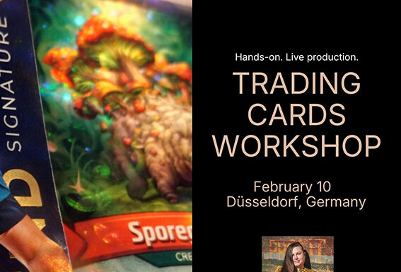 Scodix trading card experience with a dedicated workshop scodix workshop