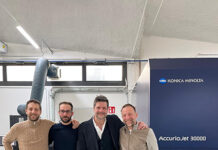 Prima vendita europea per AccurioJet 30000: installata la nuova piattaforma inkjet UV LED presso Grafica EFFE2 Konica EFFE2