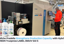 Grafiche Pradella rafforza la capacità produttiva con una seconda Truepress LABEL 350UV SAI S ibrida di SCREEN