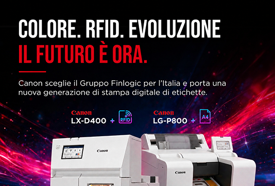 Gruppo Finlogic e Kanematsu portano in Italia le soluzioni Canon Label Printing Finlogic