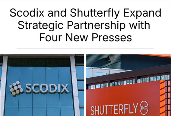 Scodix e Shutterfly ampliano la partnership strategica con quattro nuove macchine da stampa Scodix Ultra 2500 SHD. scodix shutterfly